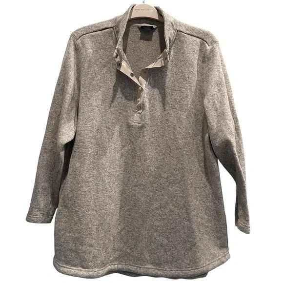 Charles River Apparel Hingham Beige Pullover Tunic Women’s 3XL Plus Size - Picture 2 of 5